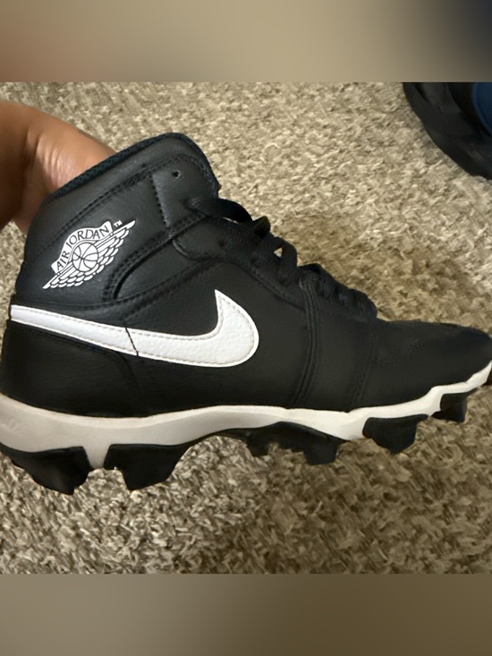 Jordan Other - Jordan Kids Black and White Cleat Sneakers